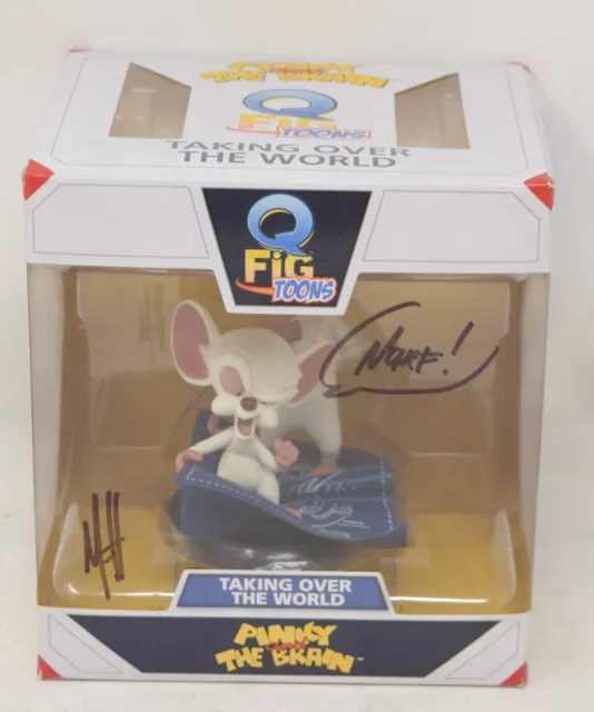 QMx Pinky and The Brain Signed Mohammad Haque Figure