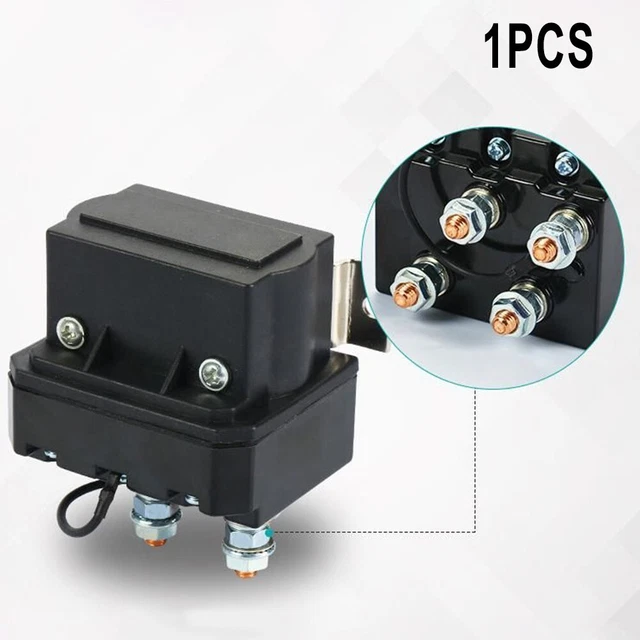 12V 250A Winch Electromagnetic Relay Contactor For ATV UTV Winch 5000-7000 Lbs