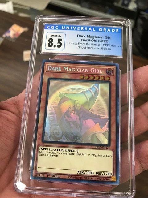 Yugioh Dark Magician Girl Ghost Rare Ghost From The Past 2 GFP2-EN177 CGC 8.5