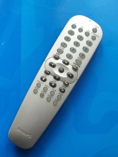 Télécommande Philips RC 7507 Vintage - Pour Téléviseurs Philips, Sans Fil, Occasion Fonctionnelle
