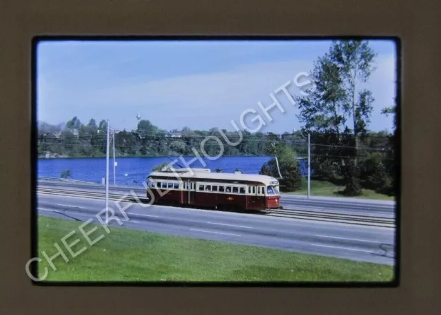 Original '69 Kodachrome Slide TTC Toronto Transit 4540 PCC Trolley action  34Q29