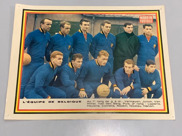 ANCIEN POSTER FC Bologne miroir du football N°60 Novembre 1964 EUR 9,90