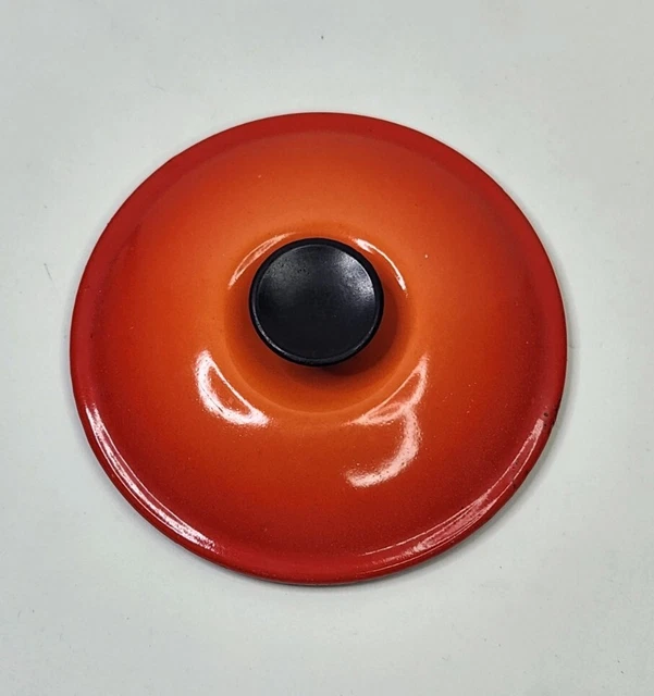 Le Creuset Flame Orange Enameled Cast Iron  5 3/4" Lid Only