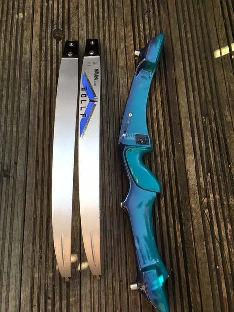 Poignée D'arc Recurve Yamaha Eolla - 66 Pouces - Bleu Dégradé - Droitier