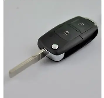 2 Button Replacement Remote Key Fob Case Shell + Flip Head For Vw Transporter