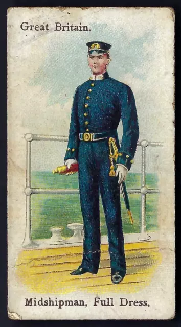 Wills - Soldiers & Sailors (Grey) - Great Britain, Midshipman, Full Dress