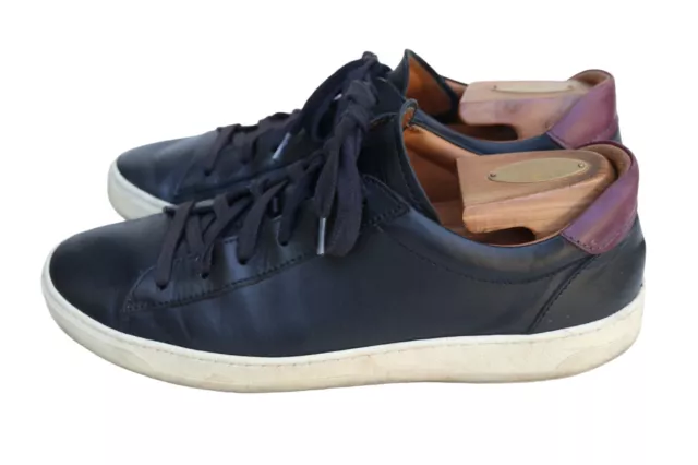 BRUNO MAGLI DIAZ Black Leather Casual Low Top Sneaker Shoe Men’s SZ 8 ...