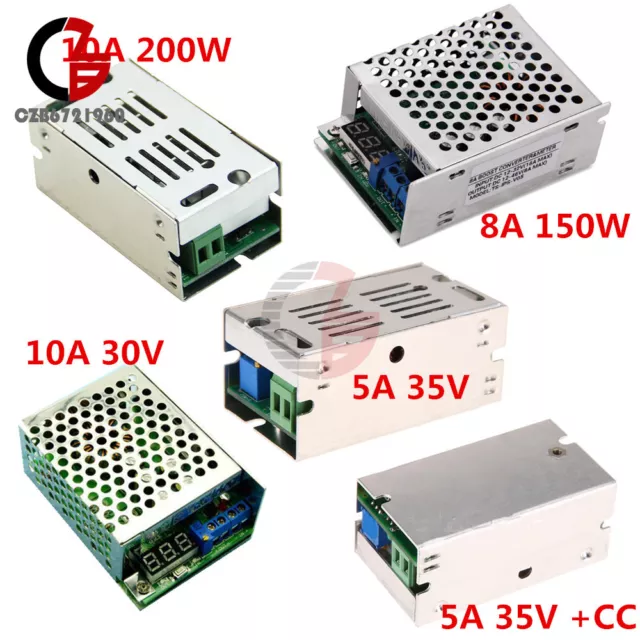 5A 8A 10A 150W 200W DC-DC Boost Buck Konverter Ladegerät Step Up Down Power Module