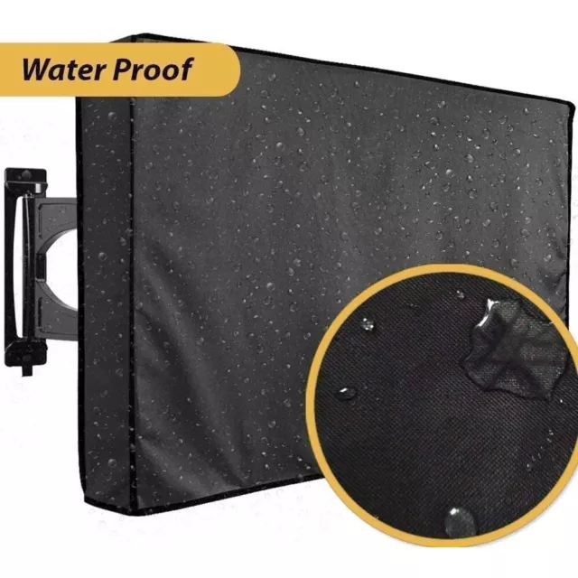 Waterproof TV Cover 30-52" Television Dustproof TV Protector Outdoor Patio Flat