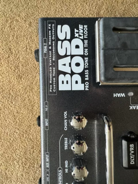 Line 6 Bass POD XT live Pedal Board