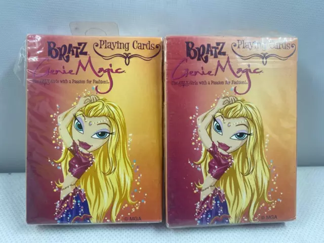 2 Bicycle Brand Bratz Genie Magic Playing Cards Deck Passion for Fashion Girls