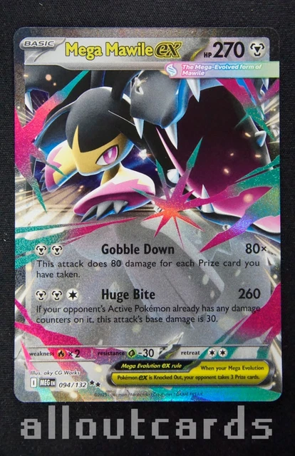 2025 POKEMON MEGA Evolution Mega Mawile ex 094/132 NM/M $2.44 - PicClick CA