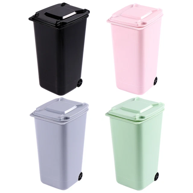 Mini Curbside Trash Recycling Multifunctional Garbage Box Can