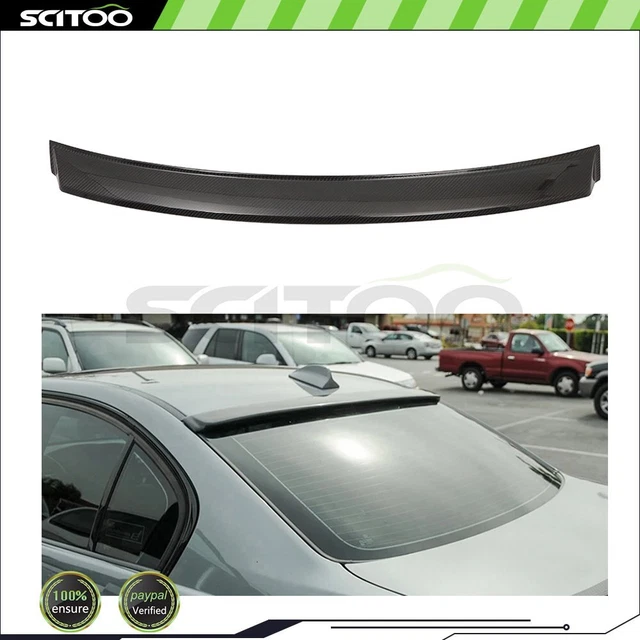 Rear Roof Spoiler Fit For 2017-2021 Mercedes C-Class Coupe Carbon Fiber