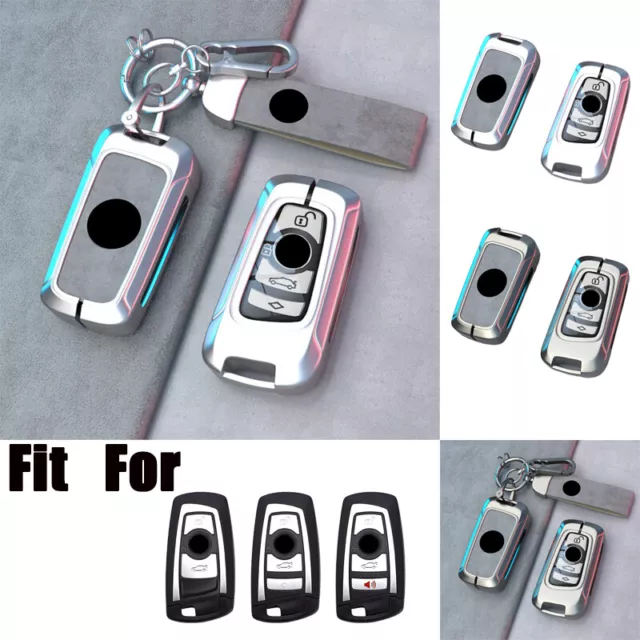 Zinc Alloy TPU Leather Car Key Case Cover For BMW F10 F30 3 4 5 6 7 M5 M6 X3 X4