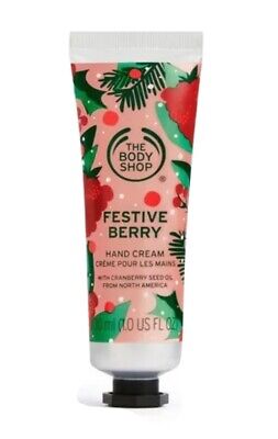 Crema de manos The Body Shop Festive Berry 30 ml EDICIÓN LIMITADA Navidad 🙂
