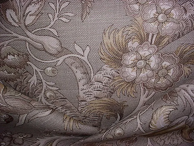 10-5/8Y Lee Jofa 2011140 Malabar Jacobean Floral Printed Linen Upholstery Fabric