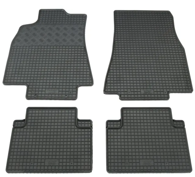 Gummifußmatten für Mercedes W169 A Klasse W245 B Passform Fußmatten Gummimatten