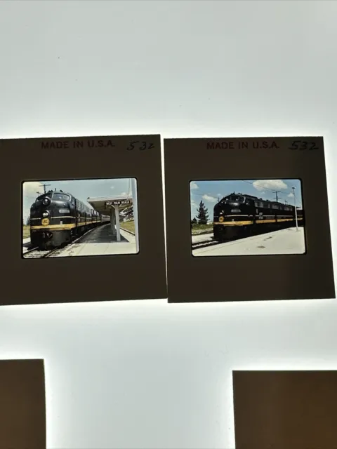 2 SCL Seaboard Coast Line ￼ Railroad  35mm Duplicate,  Not Original Old Slide