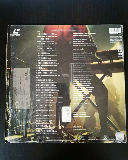 Vintage 1991 LaserDisc EDDY MITCHELL Au Casino De Paris Polygram Video Gold Disc 2