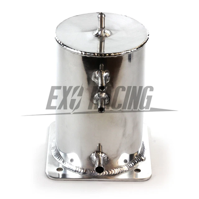 Serbatoio di sovratensione combustibile Exoracing Swirl Pot alluminio 1,5 ltr