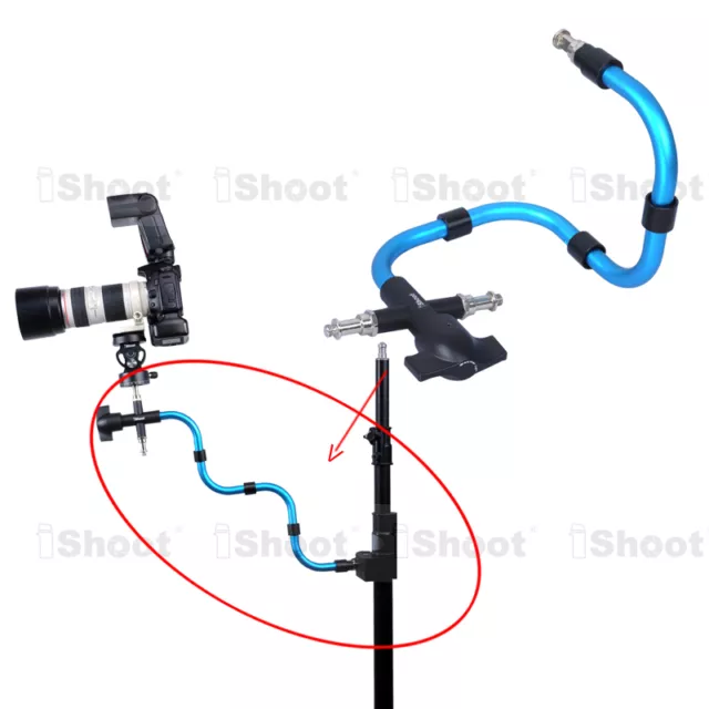 Rail d'appareil photo support flash bras de flèche bras articulé pour bras serpent Manfrotto MA050A