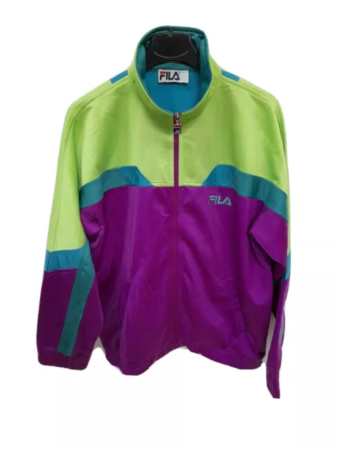 GIACCA TENNIS FILA vintage jacket felpa tg 13 14 S ragazzo uomo