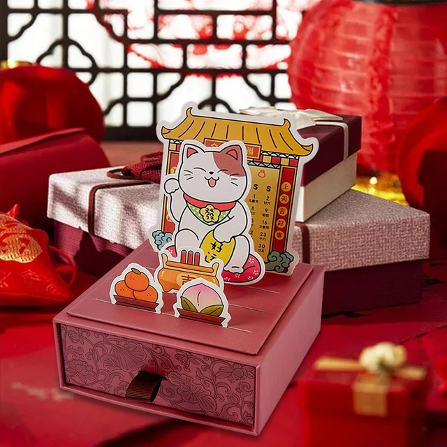 CHINESE NEW YEAR Calendar Craft 2024 Calendar for Study Room Stores