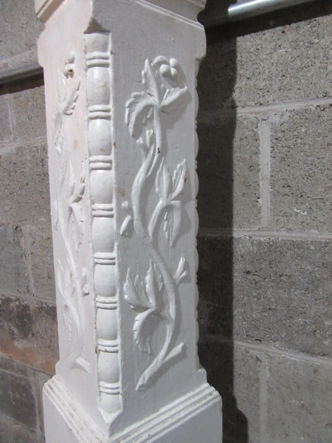 ~ Antique Carved Oak Newel Post 57 Tall 2 Of 2 ~ Architectural Salvage ~ 2