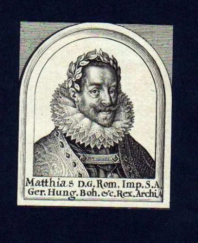 1680 - Matthias Kaiser Heiliges Röm. Reich Portrait