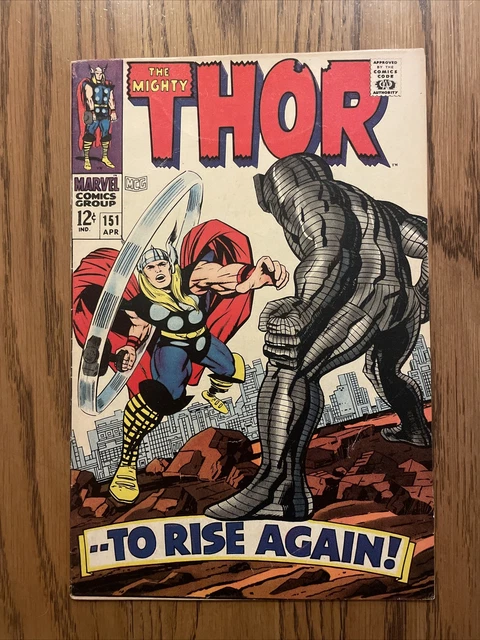Mighty Thor #151 (Marvel 1968) Stan Lee Jack Kirby Loki Destroyer! Silver Age