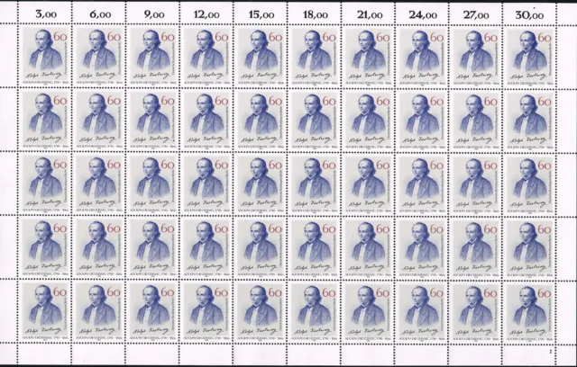 1990 Berlin Mi.Nr. 879 Bogen postfrisch mit FN 1