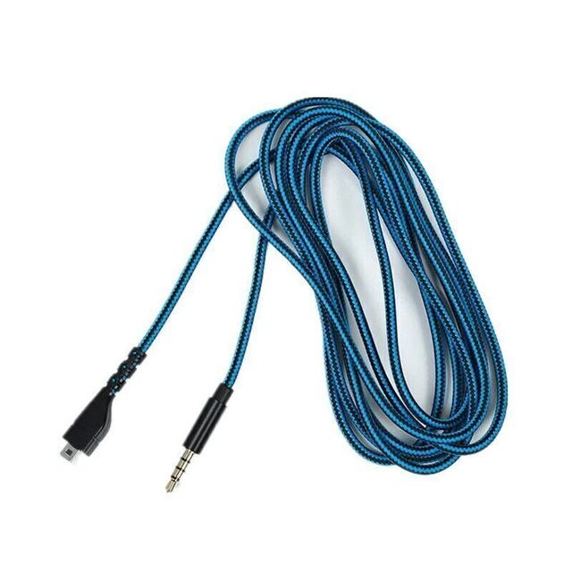 Câble Cordon tressé audio auxiliaire de 2 mètres pour casque de jeu Arctis 3 5 7