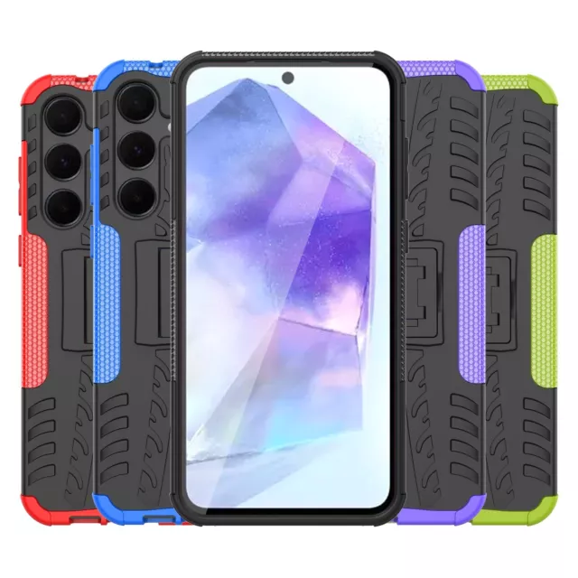 Case for Samsung Galaxy A35 A55 With 2 Screen Protector Heavy Shockproof Cover
