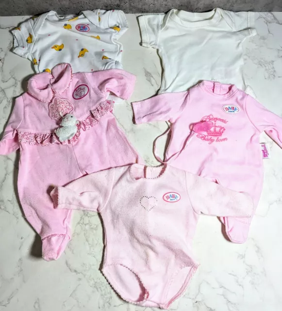 Baby Born/Baby Annabelle Outfitmischung Baby wächst x 11 Konvolut