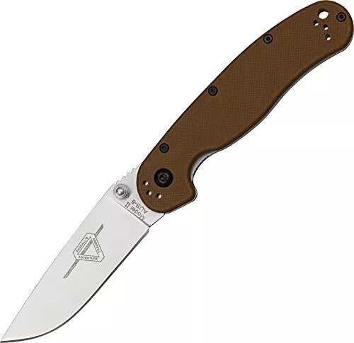 Ontario Rat II Folder Coyote Brown Folding Knife 8860CB