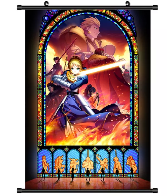 4079 Anime Fate Zero Stay Night Saber wall Poster Scroll