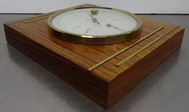 High Quality Lufft Weather Station Barometer Walnut Timeless 1960s Design 3