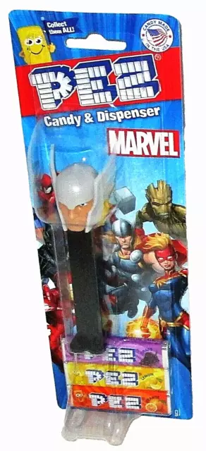 MARVEL Pez  Dispenser  THOR  [Carded] Avengers backer Card [Released 2021]