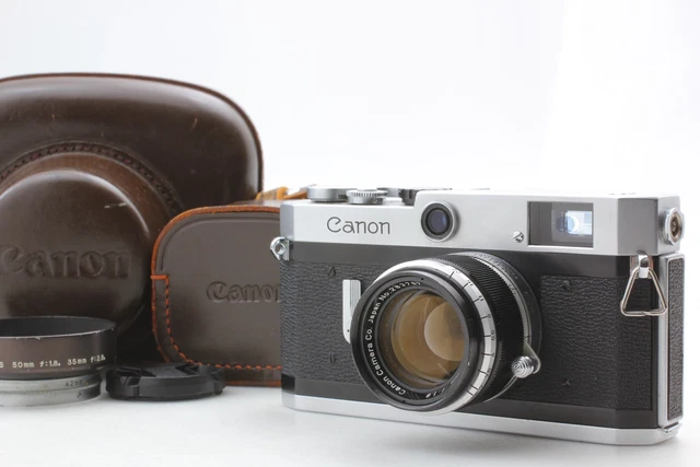 N MINT W/ Case] Canon P Rangefinder 35mm Film Camera 50mm f/1.8