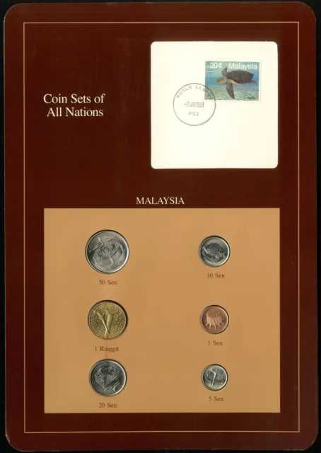 Malaysia: Coin Sets of All Nations 1990 - UNC