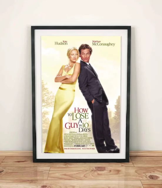 How To Lose A Guy In 10 Days 2003 Movie Poster 24"x36" Borderless Glossy 0316