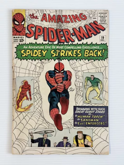 Amazing Spider-Man #19 1964 1st appearance of Macdonald Gargan VG Cent Copy