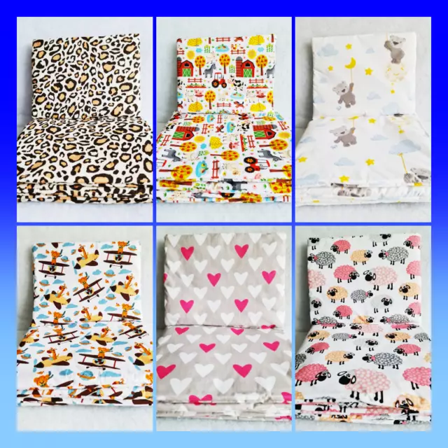 2pcs BEDDING SET BABY for crib cot cot bed PILLOWCASE DUVET COVER STARS ANIMALS