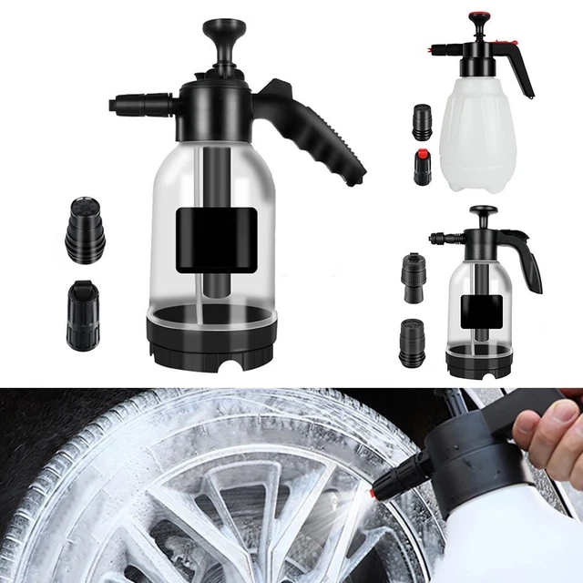Lot De 2 Filtres à Mousse Pour Nettoyeur Haute Pression - Filtre En Acier Inoxydable, Buse Réglable - Pour Lavage Voiture, Terrasse - 2
