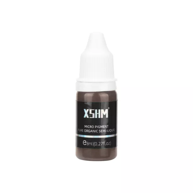 Nuevo seguro 8 ml tintas para tatuajes pigmentos de maquillaje suministro líquido para tatuajes café ligero