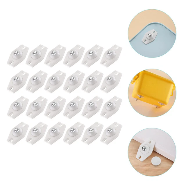 Relota 5 Pièces Roulette Chaise De Bureau 11mm X 22mm 360° Rotation - Foto 4