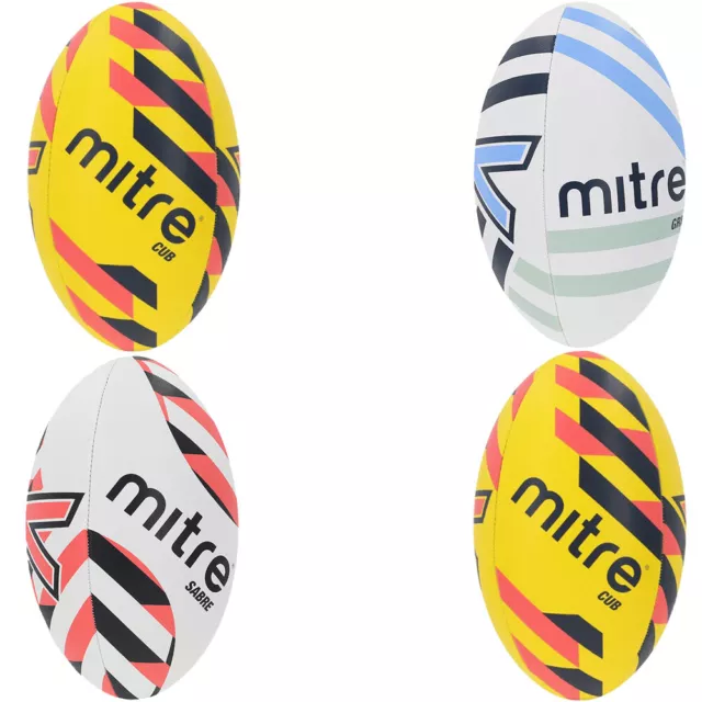 Miter Rugby Balls Rapide Cub Saber Cyclone Rugby Ball Size 3 4 5