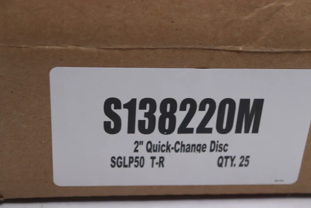 (25-Pk) Quick-Change Disc 2" S138220M