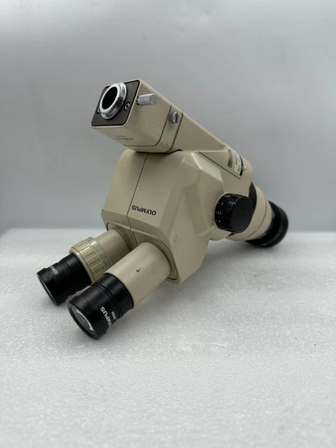 Olympus SZ4045TR Trinocular Microscope, 110AL0.5X WD200 Lens + 2x GSWH10x/22 Olympus SZ4045TR Trinocular Microscope, 110AL0.5X WD200 Lens + 2x GSWH10x/22